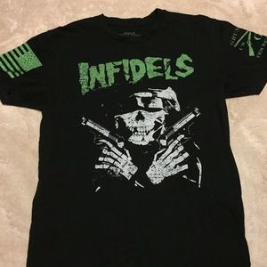Grunt style infidels military tee